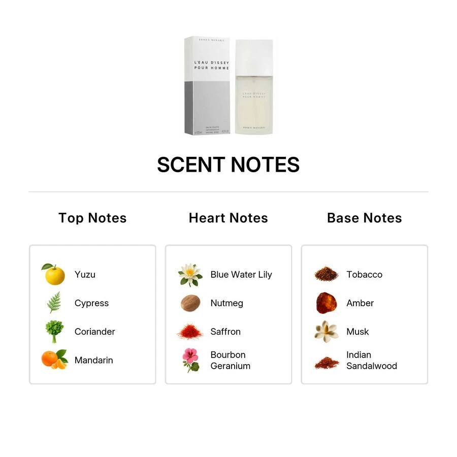 Issey Miyake Issey Miyake L
Eau d
Issey pour Homme Mens EDT 2