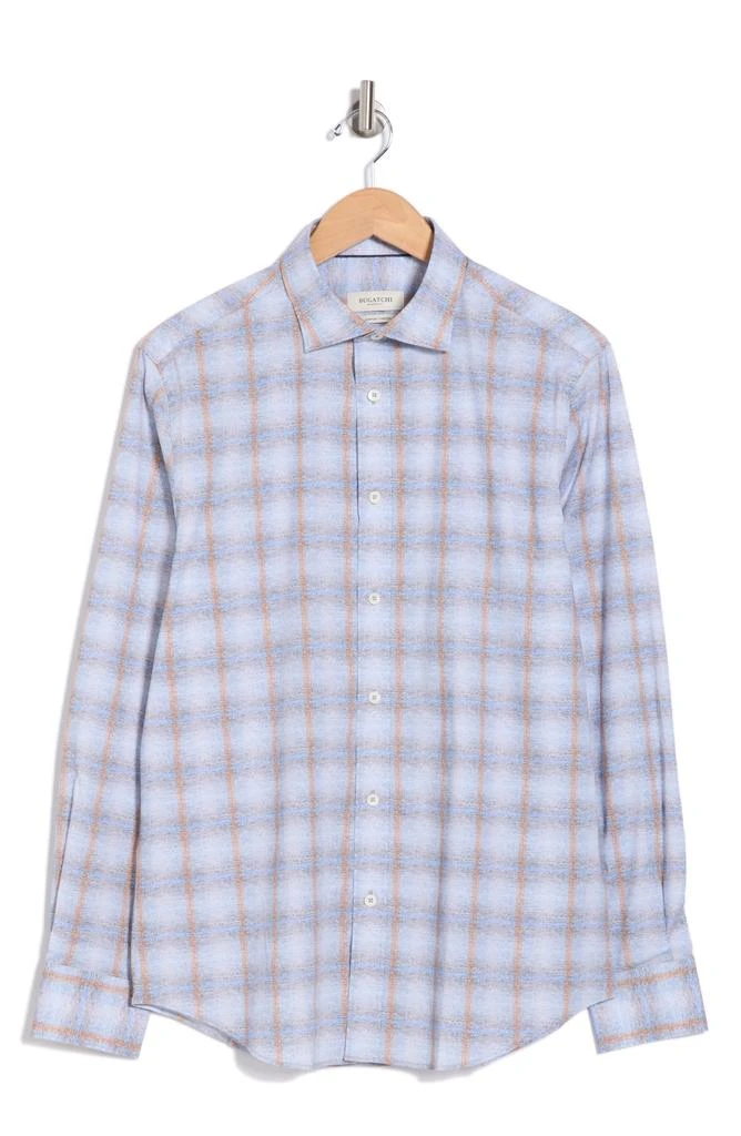 BUGATCHI Axel Plaid Long Sleeve Button-Up Shirt 3
