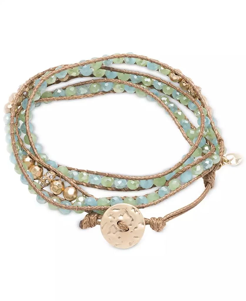 Lonna 
Lilly Glass Bead Wrap-Style Bracelet