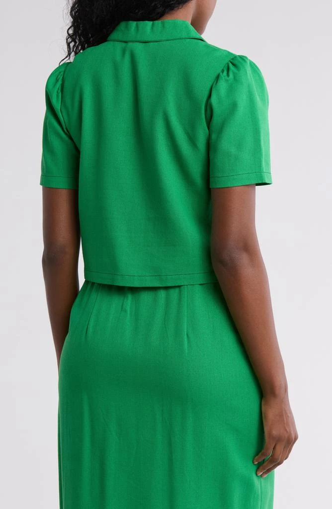 Love by Design Abby Button Front Short Sleeve Top 2