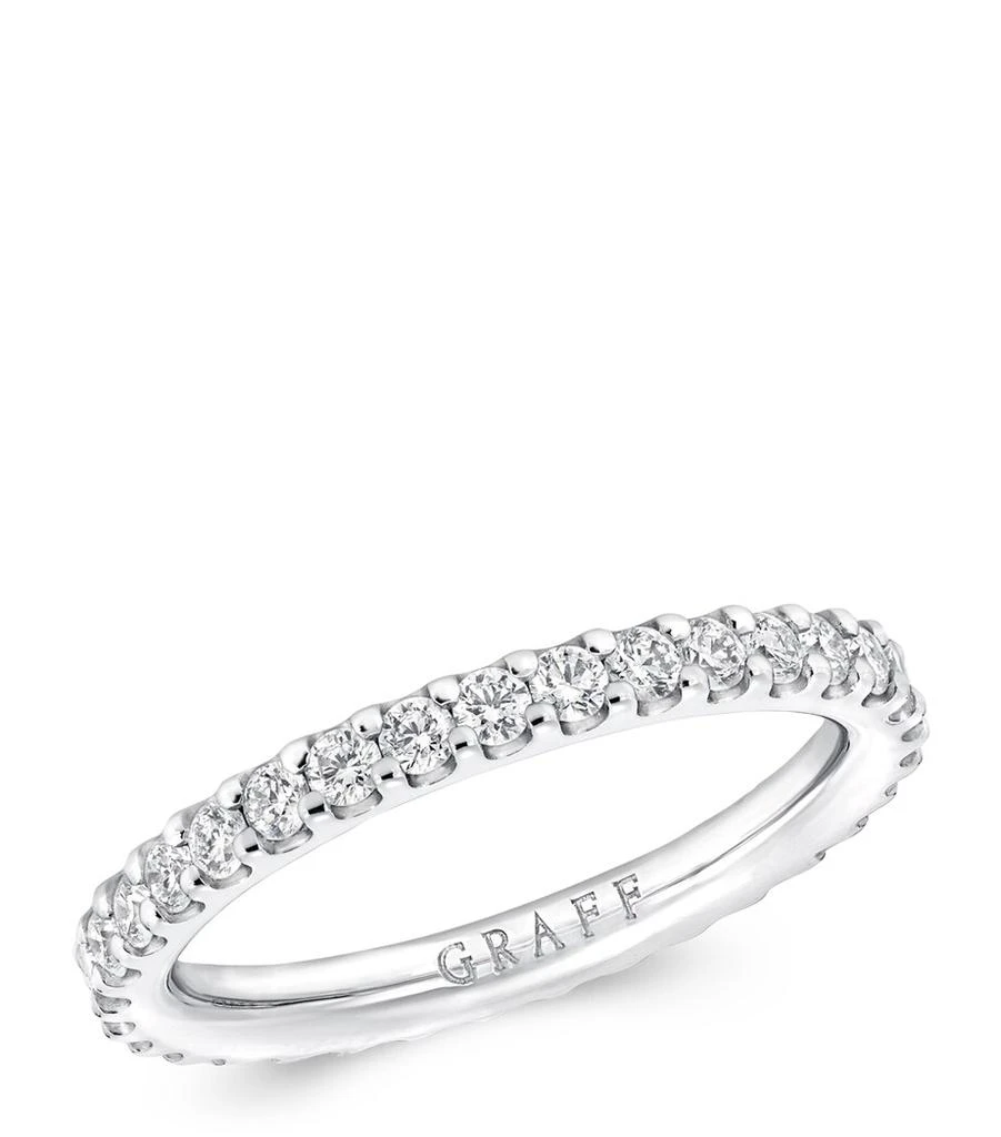 Graff White Gold and Diamond Eternity Ring 1
