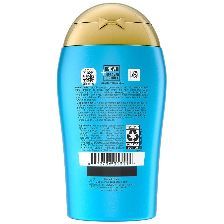 OGX Renewing + Argan Oil of Morocco Repairing Shampoo Citrus-Fresh, Floral-Green & Woody 4