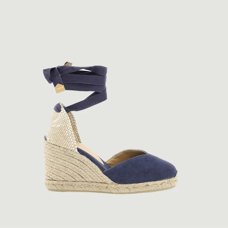 CASTAÑER Chiara Wedge Espadrilles Azul Marino CASTAÑER 1
