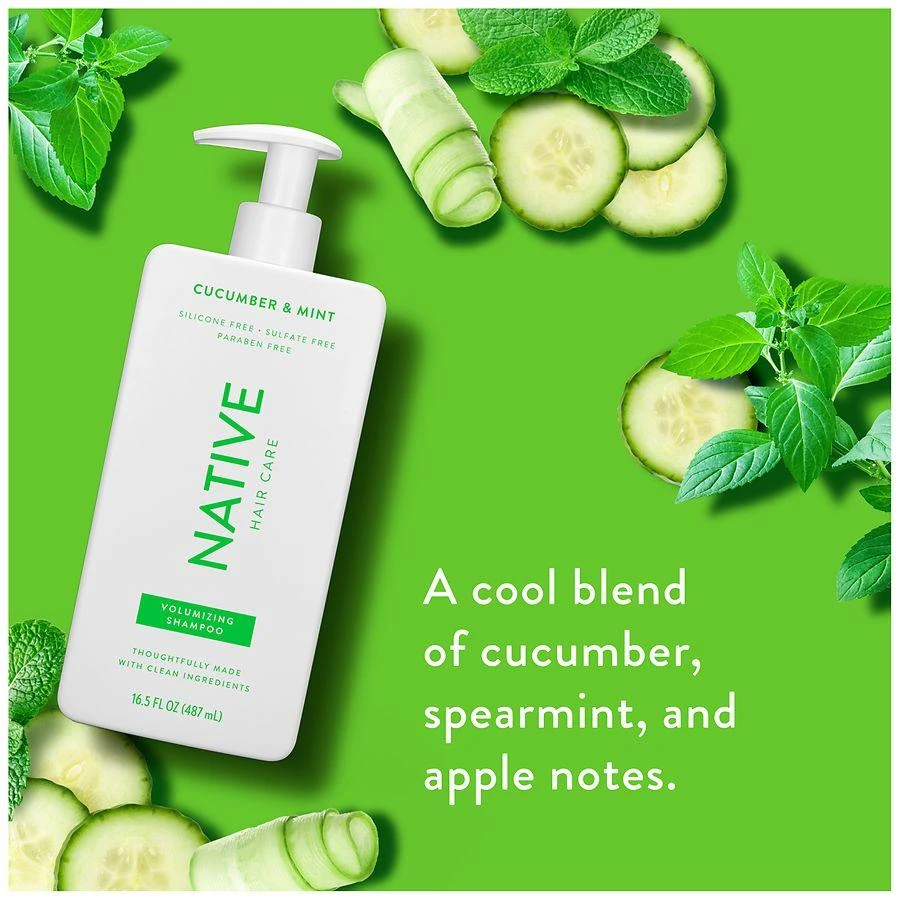 Native Shampoo Cucumber & Mint 3