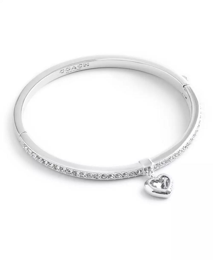 Coach Double Stitched Hearts Slider Bracelet - Fashion