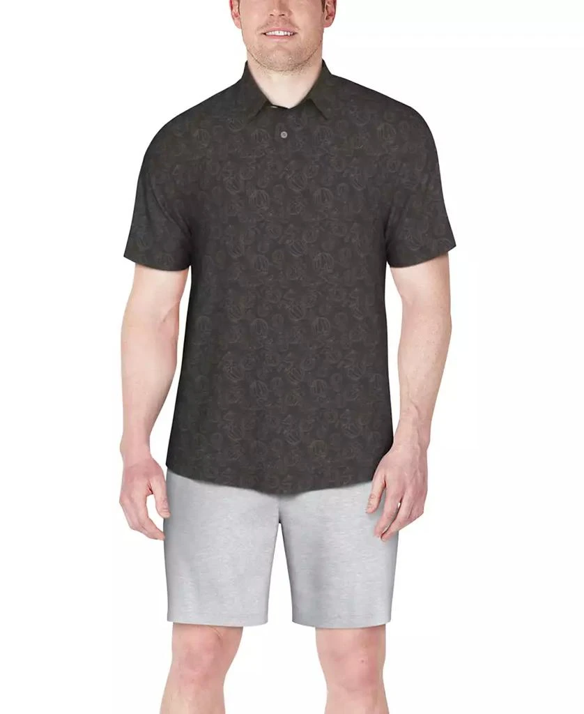 PGA TOUR Men's Coconut Water Short Sleeve Performance Polo Shirt 3