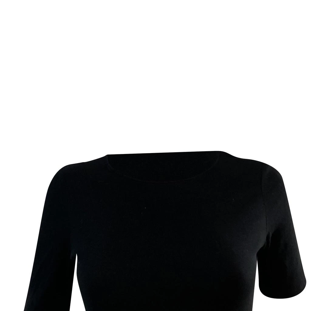 Maje Riplita Midi Dress in Black Polyester 2