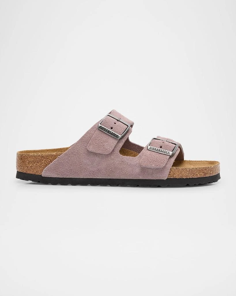 Birkenstock Arizona Suede Dual-Buckle Slide Sandals 1
