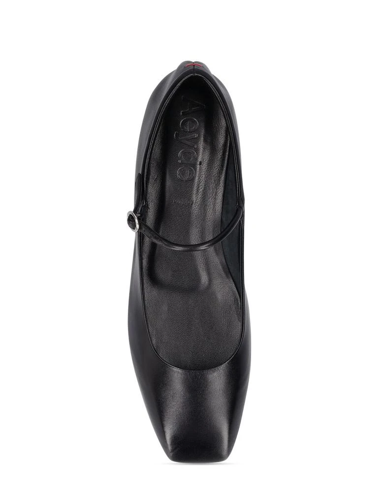 AEYDE 10mm Uma Nappa Leather Ballerina Flats 4