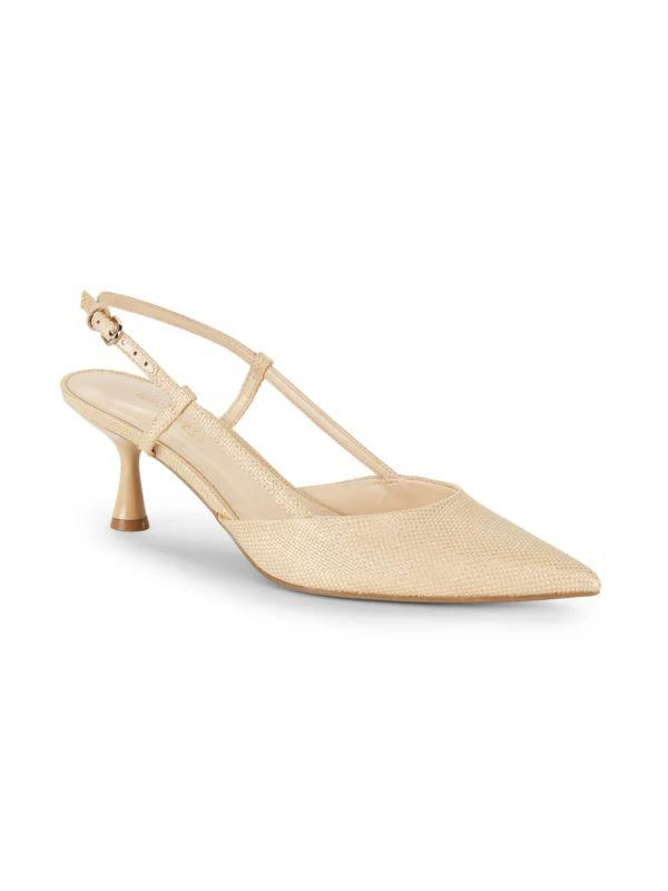Nine West Rowen Textured Slingback Pumps 2