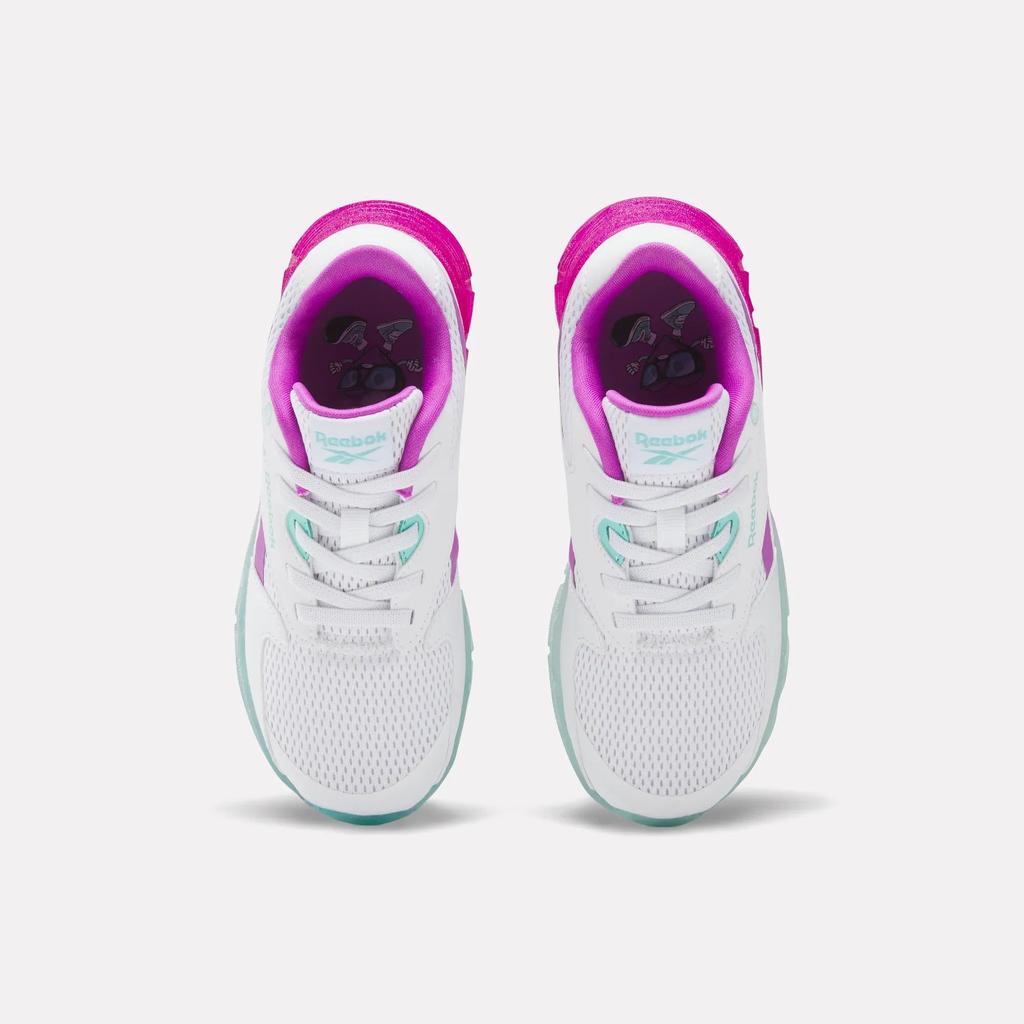 Reebok Zig N Glow 2 Elastic Lace Little Girl's Shoes