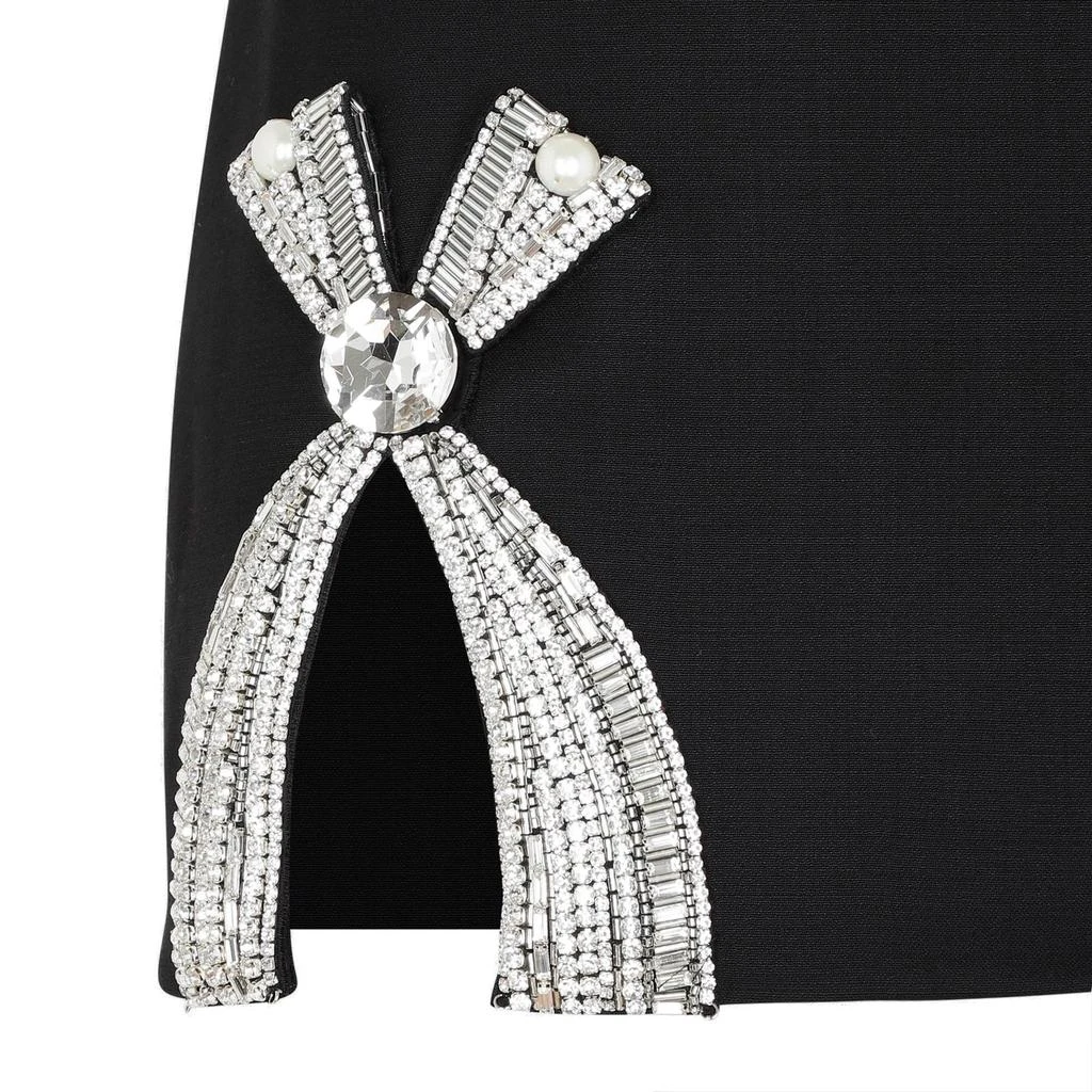 AREA Area Bow Embellished Mini Skirt 4
