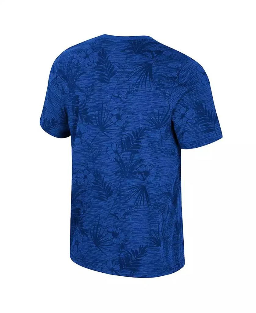 Colosseum Men's Royal Duke Blue Devils Floral Printed T-Shirt 3
