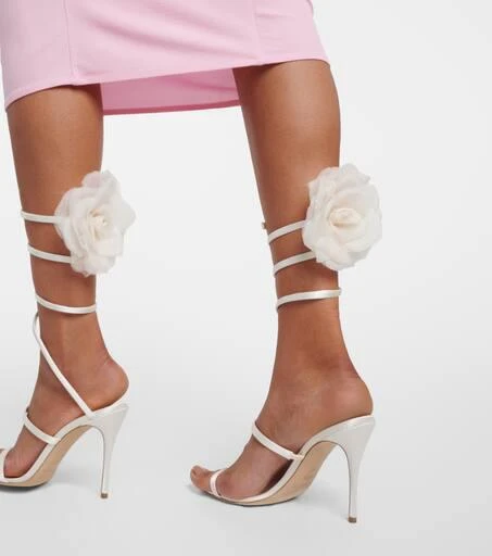 Magda Butrym Floral-appliqué sandals 7