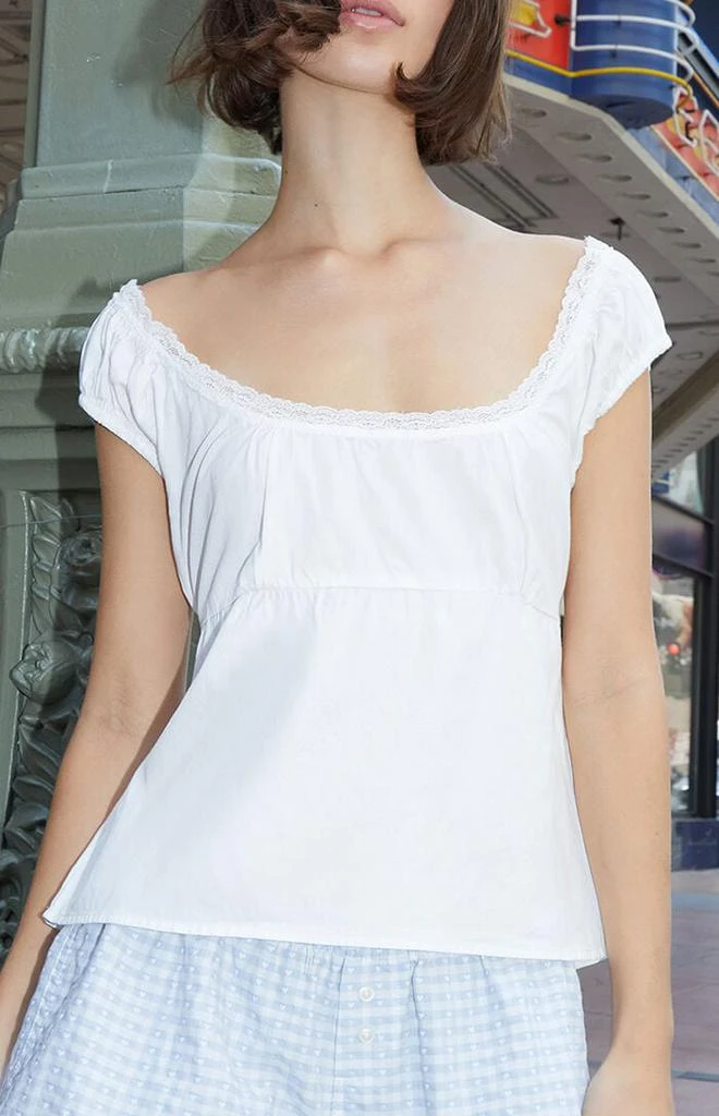 John Galt White Odette Top 2