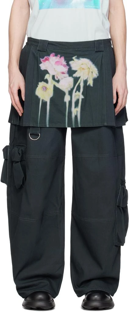 Collina Strada Black Lawn Skirt Cargo Pants 1
