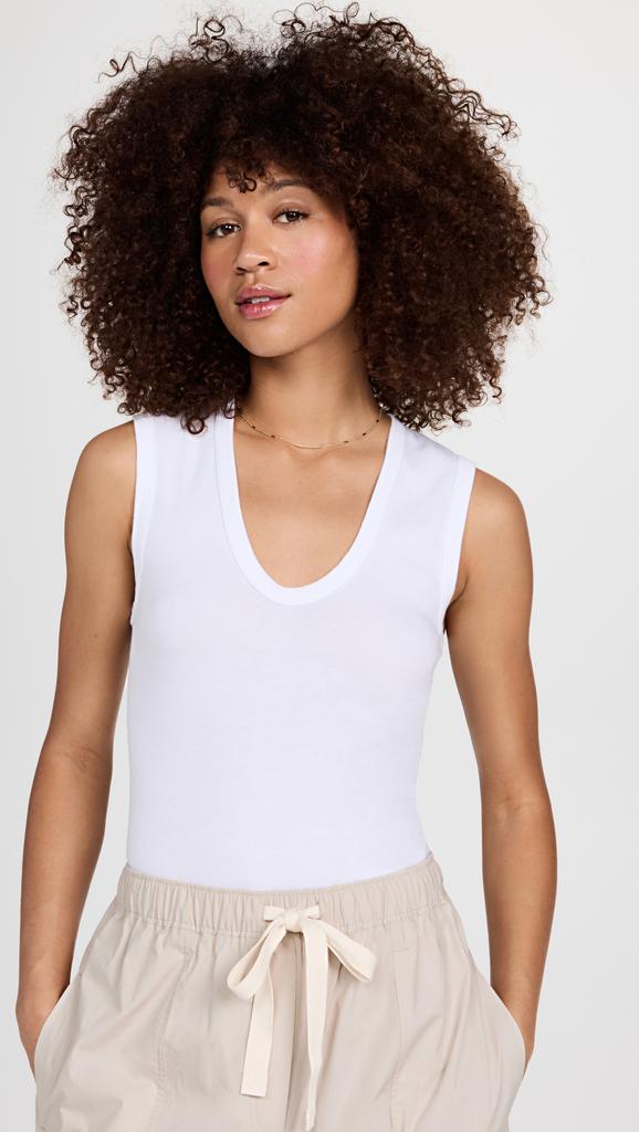 Enza Costa Supima Cotton Essential Sleeveless Tank