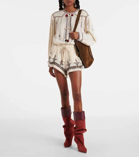 Paris Texas Ines 75 suede knee-high boots 3