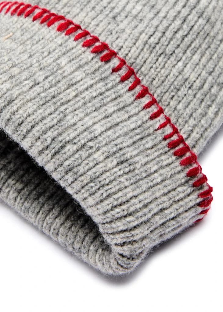 DAMSON MADDER Ribbed knitted beanie 2