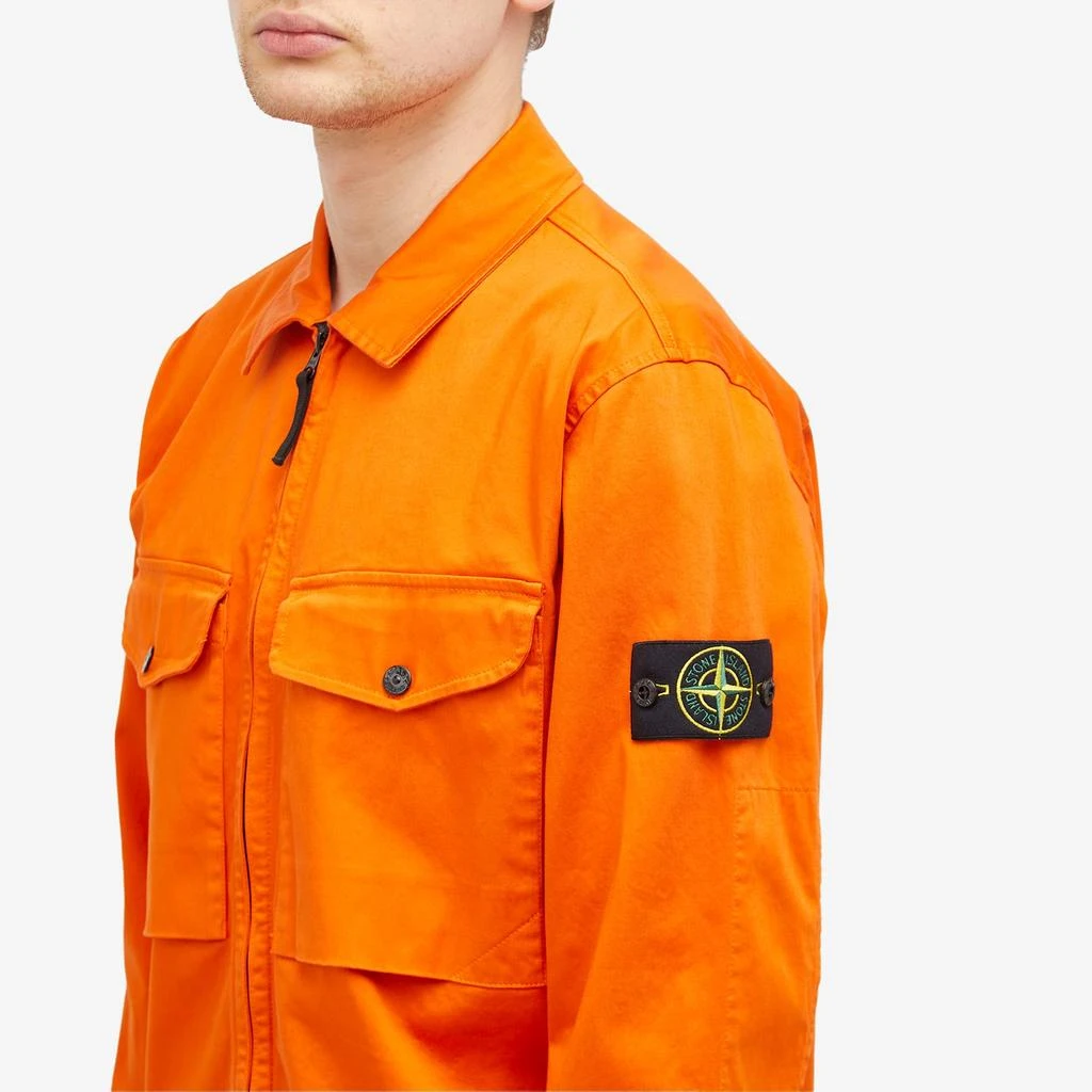 Stone Island Stone Island Stretch Cotton Double Pocket Shirt Jacket 5