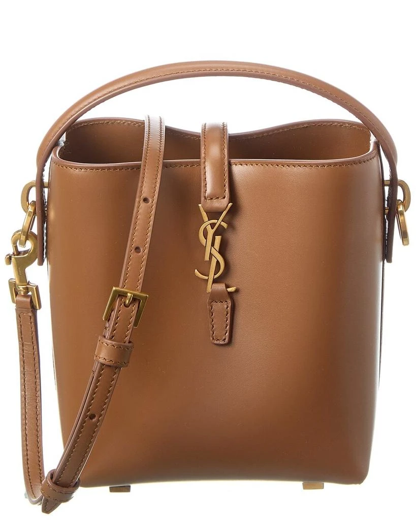 Yves Saint Laurent LE 37 Mini Leather Bucket Bag 1
