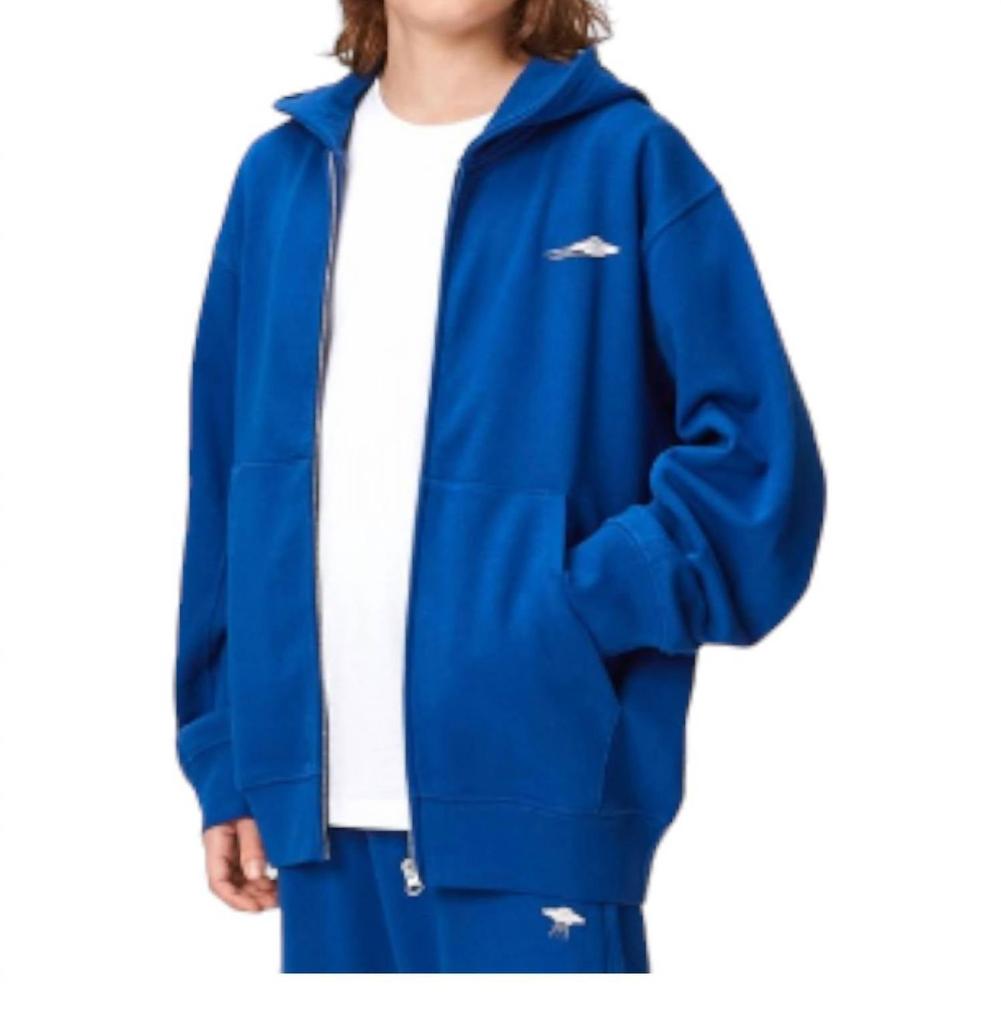 Molo Mazz Hooded Sweatshirt In Royal Blue