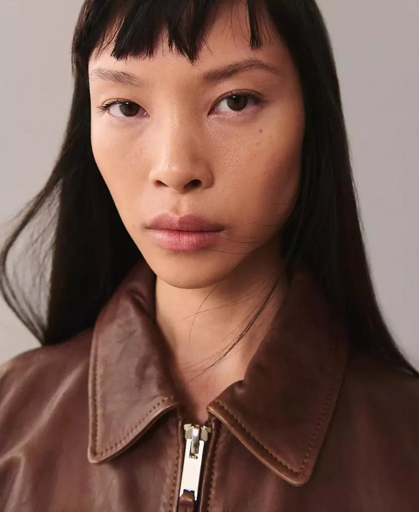 Mango Women's Leather Jacket 2