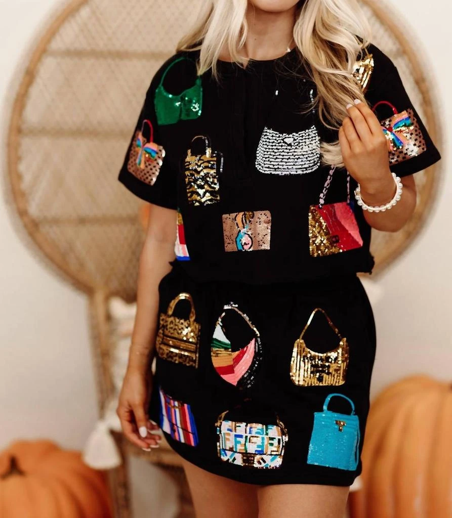 QUEEN OF SPARKLES Queen Of Sparkles - Queen Of Purses Top 1