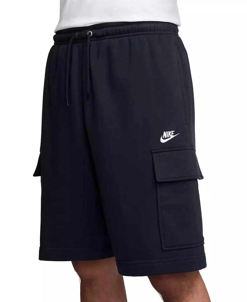 NIKE Club Men's Brushed Fleece Cargo Shorts 2