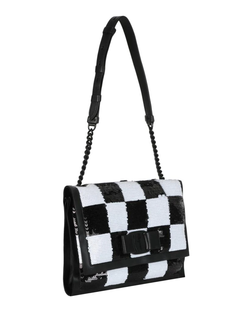 Salvatore Ferragamo Checkered Sequin Shoulder Bag 4