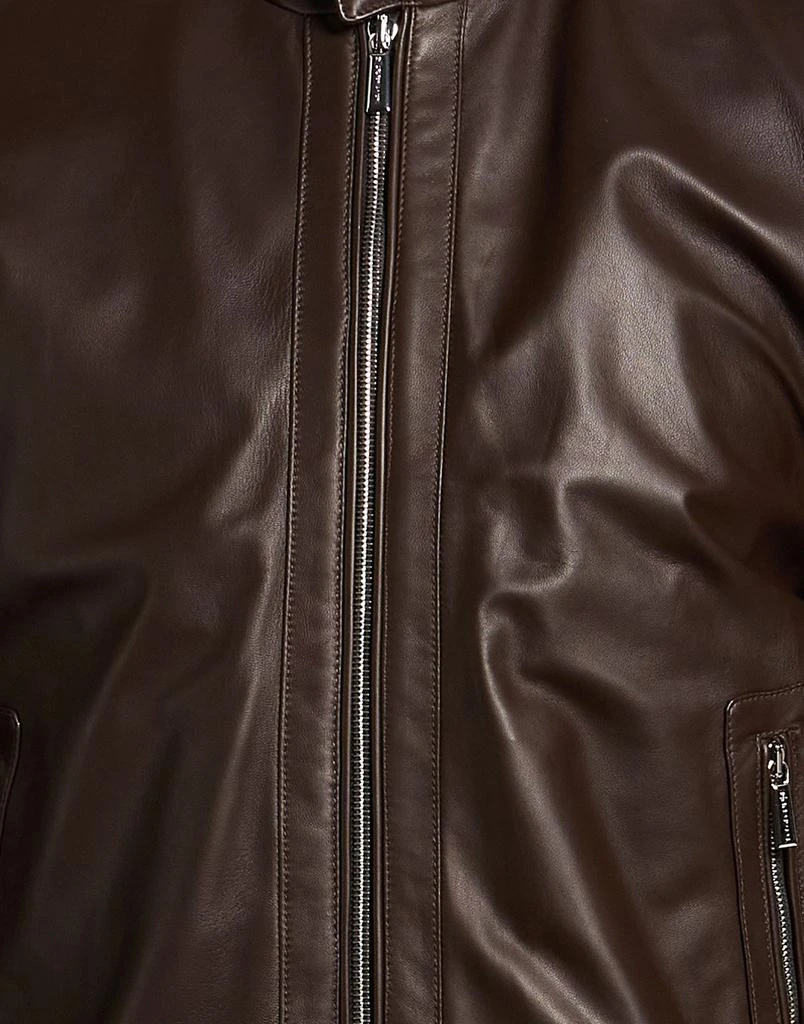 MOORER Leather jacket 4