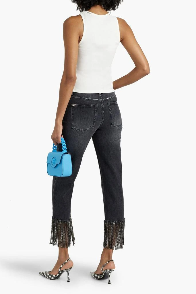 ALICE + OLIVIA JEANS Amazing cropped embellished boyfriend jeans 3