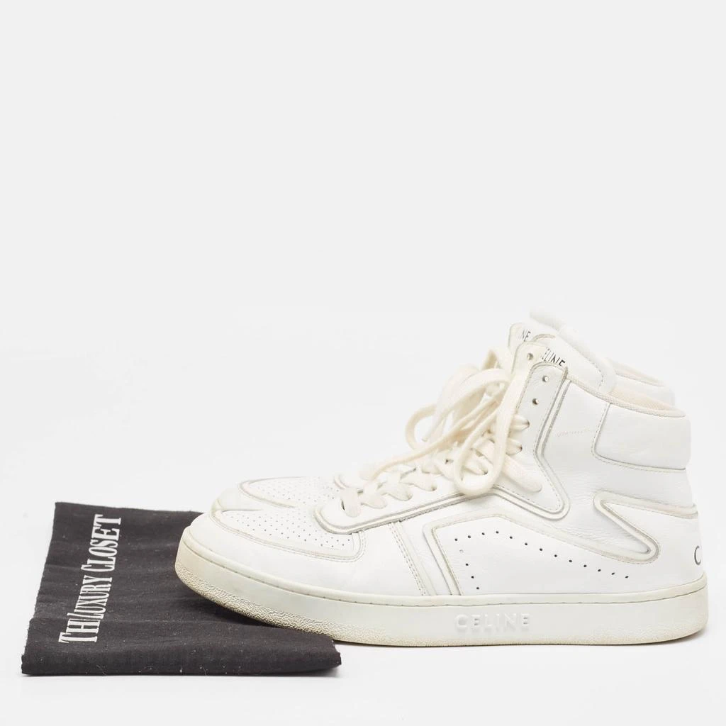 Celine Celine White Leather CT-01 Z High Top Sneakers Size 39 9