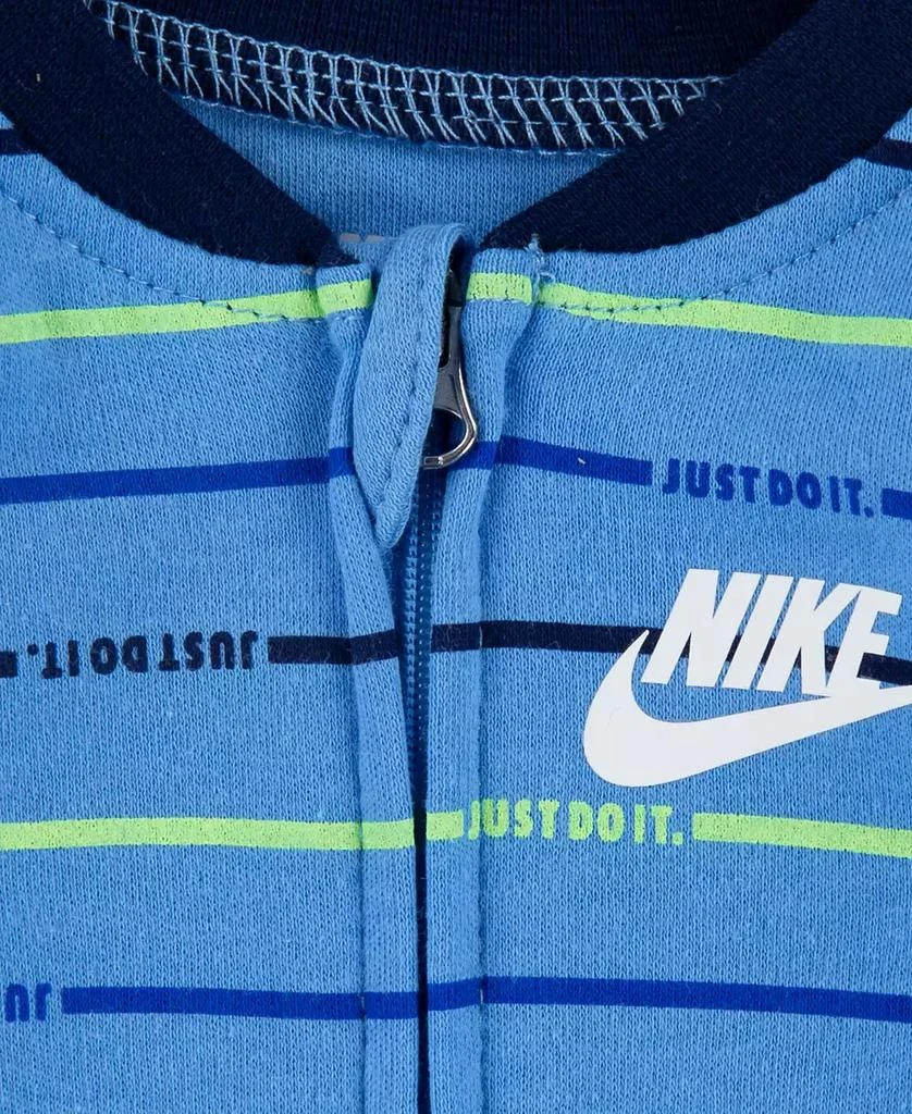 NIKE Baby Girls or Boys Printed Footed Coverall 3