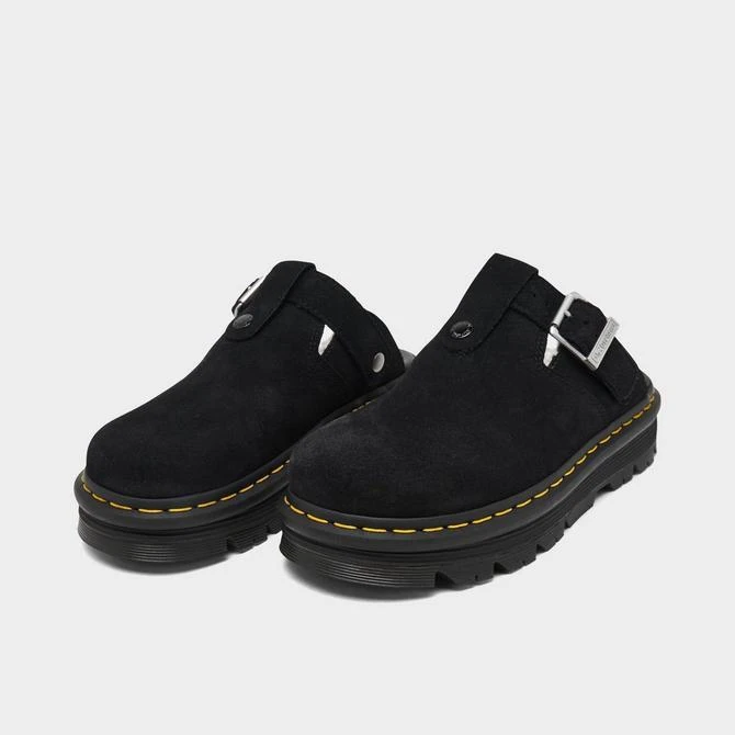 Dr. Martens Women's Dr. Martens Zebzag Suede Fleece-Lined Slingback Platform Mule Sandals 2