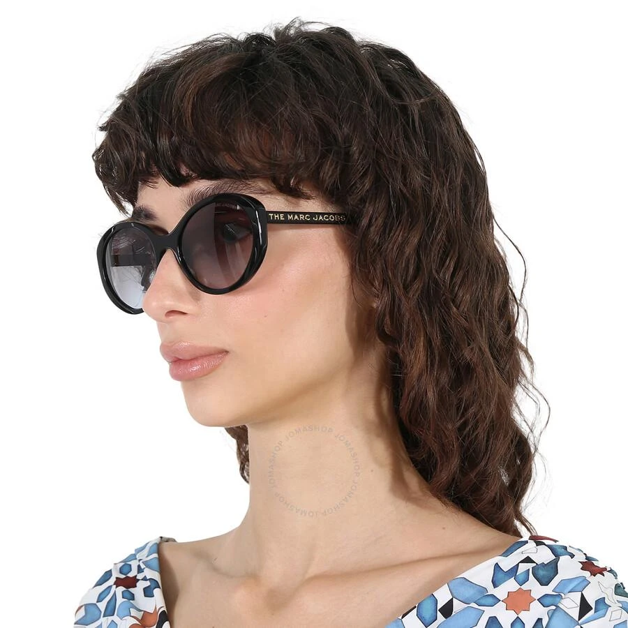 Marc Jacobs Dark Grey Gradient Oval Ladies Sunglasses MARC 520/S 0807/9O 56 2