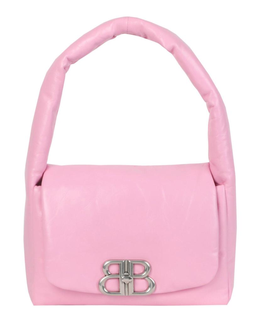 Balenciaga Pink terry fabric Le Cagole XS shoulder bag