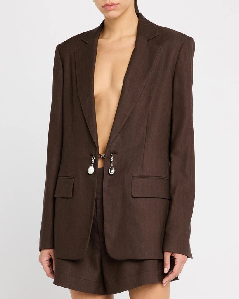 A.L.C. Mel Chain-Embellished Jacket 4