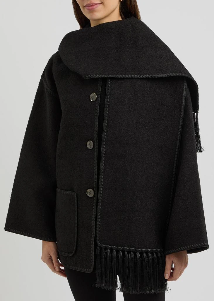 Totême Scarf-effect wool-blend jacket 2