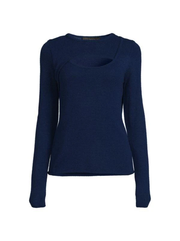 360 Cashmere ​Vittoria Cutout Cashmere Sweater 3