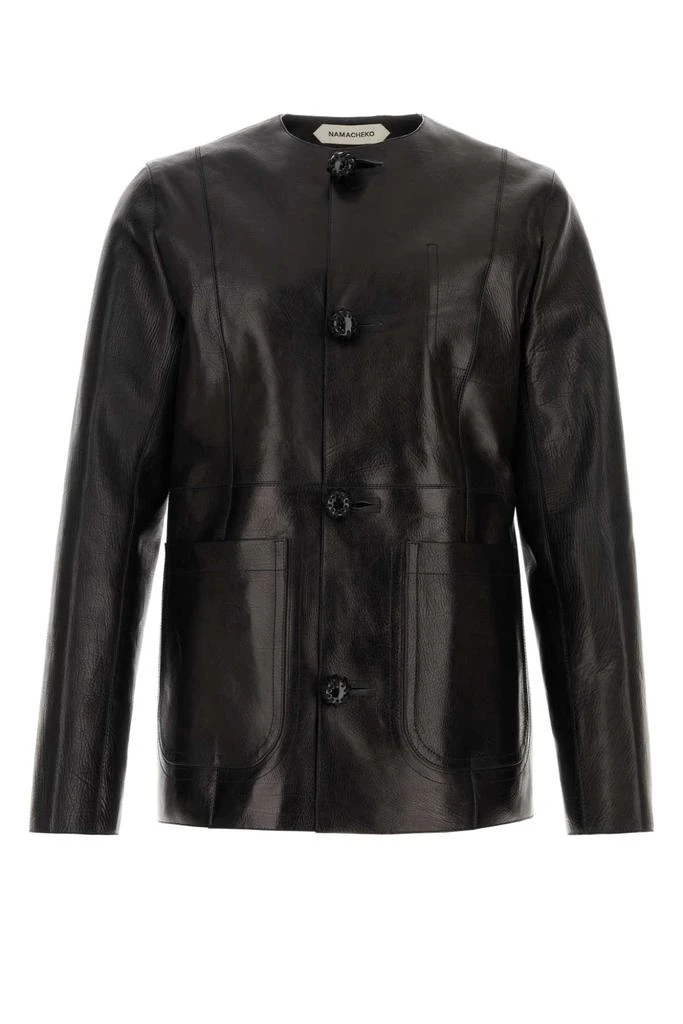 Namacheko Black Leather Jacket 1