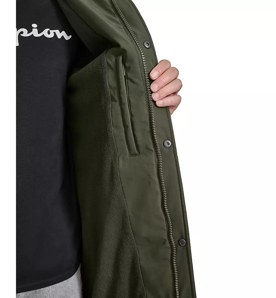 CHAMPION Men's Hooded Stadium Jacket with Fleece Lining 5