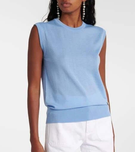 Dolce 
Gabbana DG cashmere and silk top 4