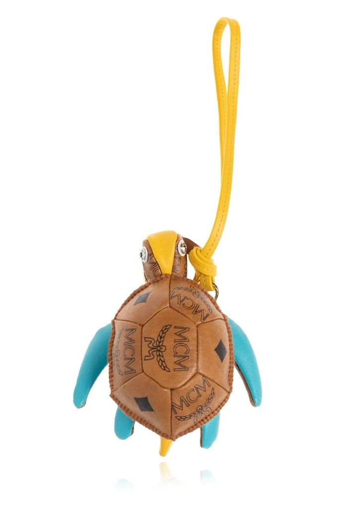 MCM MCM Turtle Motif Logo Printed Keychain 2