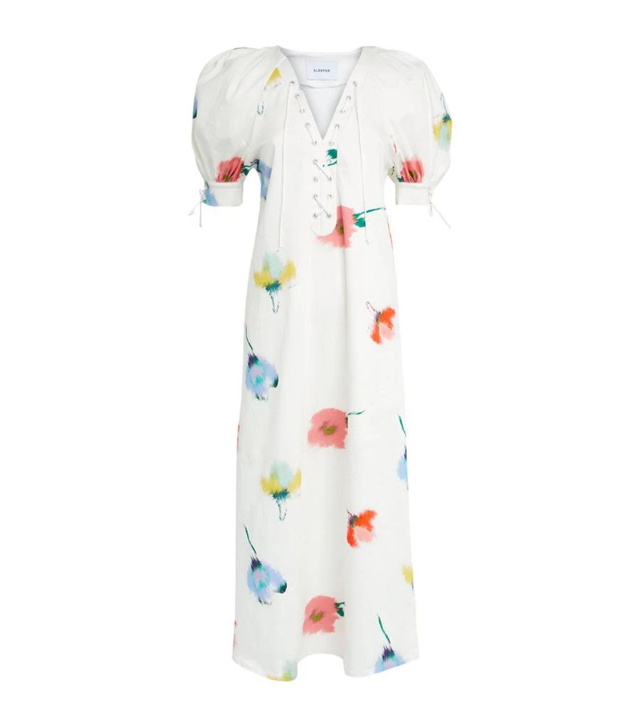 Sleeper Floral Garden Midi Dress 1