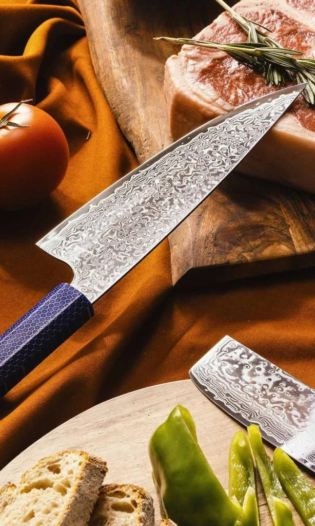 Italic Kumo Chef Knife & Bread Knife Set 6