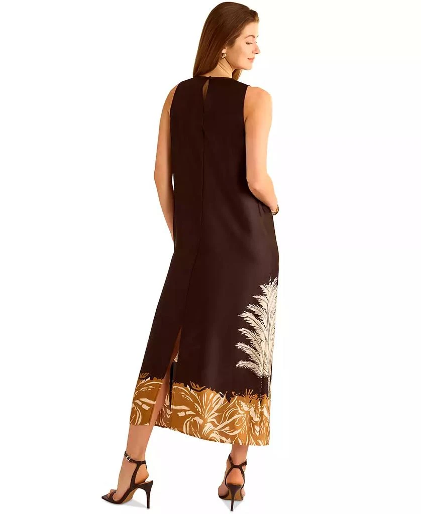 Vince Camuto Women's Sleeveless Back-Slit A-Line Dress 10