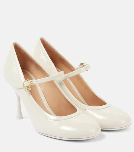 Gianvito Rossi 85 patent leather Mary Jane pumps 1