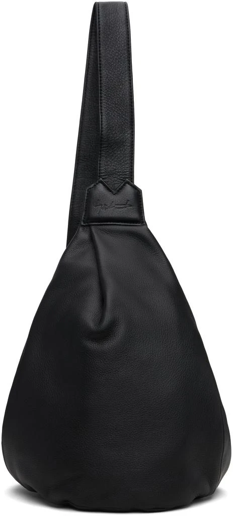 YOHJI YAMAMOTO Black Tuck Sling Small Bag 1