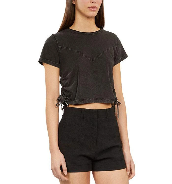 The Kooples Cotton Side Lace Tee 4